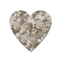 Tan Army Camouflage Heart Magnet by mccallacoulture