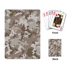 Tan Army Camouflage Playing Cards Single Design (rectangle)