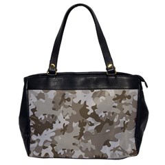 Tan Army Camouflage Oversize Office Handbag by mccallacoulture