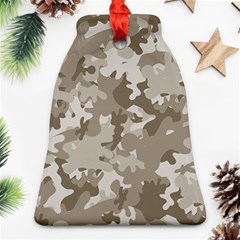 Tan Army Camouflage Ornament (bell)