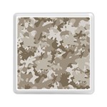 Tan Army Camouflage Memory Card Reader (Square) Front