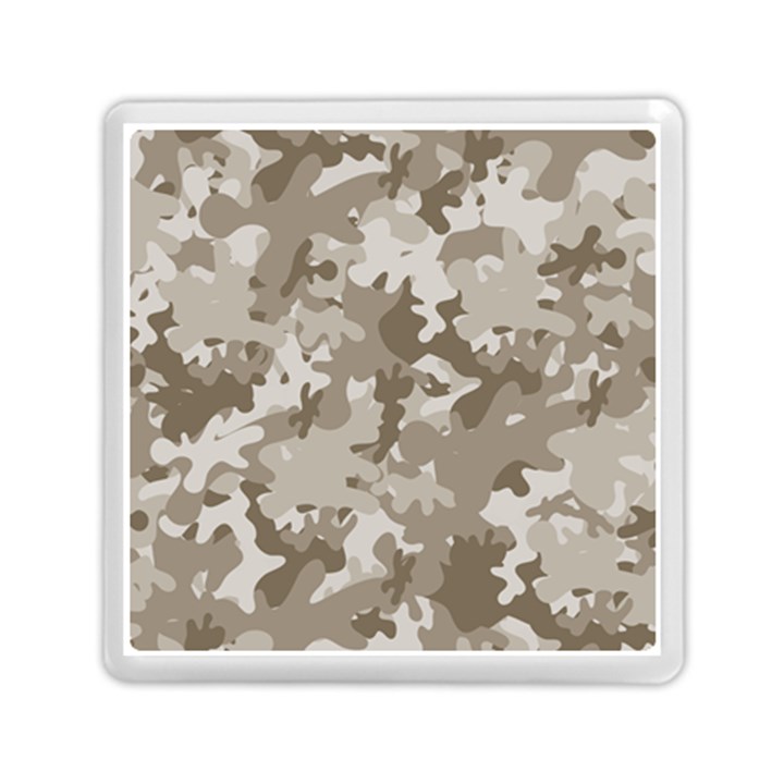 Tan Army Camouflage Memory Card Reader (Square)