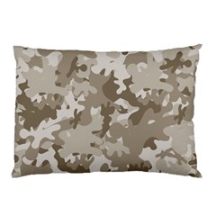 Tan Army Camouflage Pillow Case (two Sides)