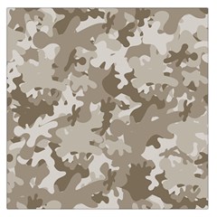 Tan Army Camouflage Large Satin Scarf (square) by mccallacoulture