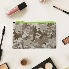 Tan Army Camouflage Cosmetic Bag (xs) by mccallacoulture