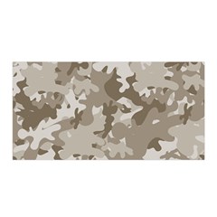 Tan Army Camouflage Satin Wrap by mccallacoulture