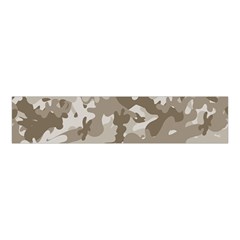 Tan Army Camouflage Velvet Scrunchie by mccallacoulture