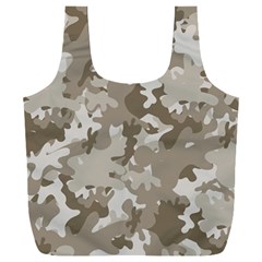 Tan Army Camouflage Full Print Recycle Bag (xxl) by mccallacoulture