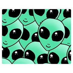 Alien Double Sided Flano Blanket (medium)  by Sapixe