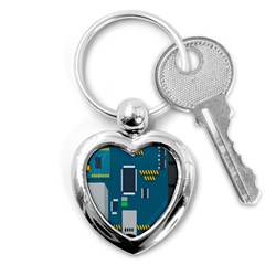 Amphisbaena Two Platform Dtn Node Vector File Key Chain (heart) by Sapixe