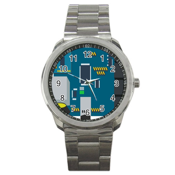 Amphisbaena Two Platform Dtn Node Vector File Sport Metal Watch