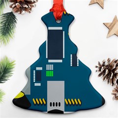 Amphisbaena Two Platform Dtn Node Vector File Ornament (christmas Tree)  by Sapixe