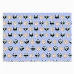 Alien Pattern Large Glasses Cloth (2 Sides) by Sapixe