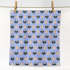 Alien Pattern Face Towel by Sapixe