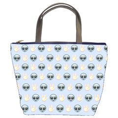 Alien Pattern Bucket Bag by Sapixe