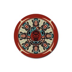 Grateful Dead Pacific Northwest Cover Rubber Coaster (round)  by Sapixe