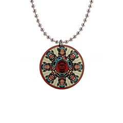 Grateful Dead Pacific Northwest Cover 1  Button Necklace by Sapixe