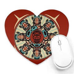 Grateful Dead Pacific Northwest Cover Heart Mousepads by Sapixe