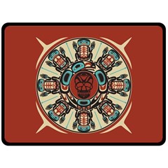 Grateful Dead Pacific Northwest Cover Fleece Blanket (large)  by Sapixe