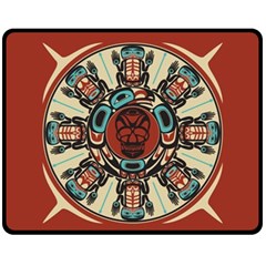 Grateful Dead Pacific Northwest Cover Fleece Blanket (medium)  by Sapixe