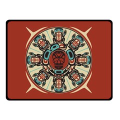 Grateful Dead Pacific Northwest Cover Double Sided Fleece Blanket (small)  by Sapixe