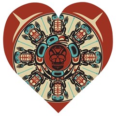 Grateful Dead Pacific Northwest Cover Wooden Puzzle Heart