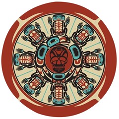 Grateful Dead Pacific Northwest Cover Wooden Bottle Opener (round) by Sapixe