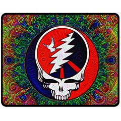 Grateful Dead Fleece Blanket (medium)  by Sapixe