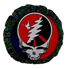 Grateful Dead Large 18  Premium Round Cushions by Sapixe