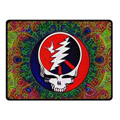 Grateful Dead Double Sided Fleece Blanket (small)  by Sapixe