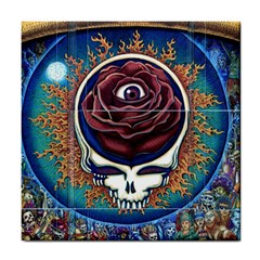 Grateful Dead Ahead Of Their Time Tile Coaster by Sapixe