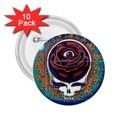 Grateful Dead Ahead Of Their Time 2 25  Buttons (10 Pack)  by Sapixe