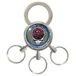 Grateful Dead Ahead Of Their Time 3-Ring Key Chain Front