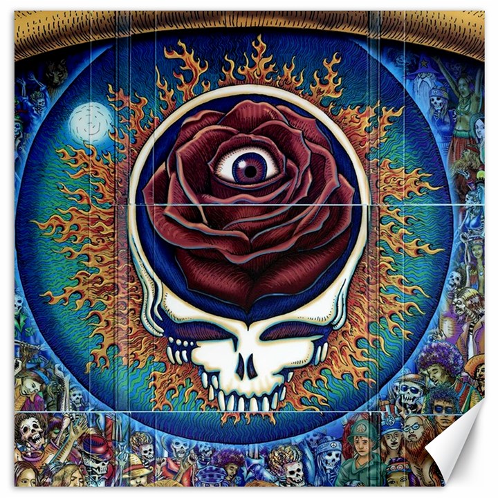 Grateful Dead Ahead Of Their Time Canvas 20  x 20 