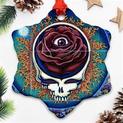 Grateful Dead Ahead Of Their Time Ornament (snowflake) by Sapixe