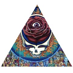 Grateful Dead Ahead Of Their Time Wooden Puzzle Triangle