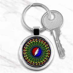 Grateful Dead Key Chain (round) by Sapixe