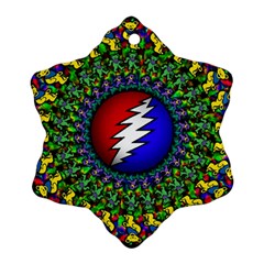 Grateful Dead Ornament (snowflake) by Sapixe