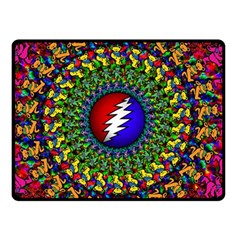 Grateful Dead Double Sided Fleece Blanket (small)  by Sapixe