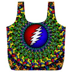 Grateful Dead Full Print Recycle Bag (xxl) by Sapixe