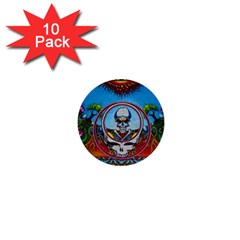 Grateful Dead Wallpapers 1  Mini Buttons (10 Pack)  by Sapixe