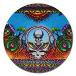 Grateful Dead Wallpapers Magnet 5  (Round) Front