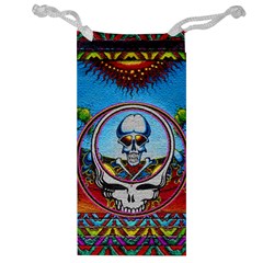 Grateful Dead Wallpapers Jewelry Bag by Sapixe