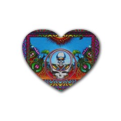 Grateful Dead Wallpapers Heart Coaster (4 Pack)  by Sapixe