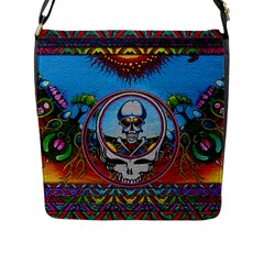 Grateful Dead Wallpapers Flap Closure Messenger Bag (l) by Sapixe