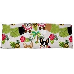 Corgis Hula Pattern Body Pillow Case (dakimakura) by Sapixe