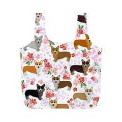 Corgis Corgi Pattern Full Print Recycle Bag (m) by Sapixe