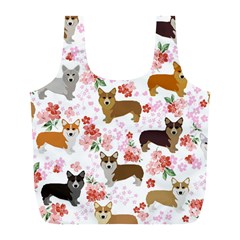 Corgis Corgi Pattern Full Print Recycle Bag (l) by Sapixe