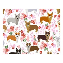 Corgis Corgi Pattern Double Sided Flano Blanket (large)  by Sapixe