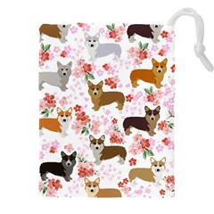 Corgis Corgi Pattern Drawstring Pouch (4xl)